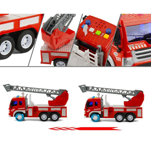 ماشین جرثقیل آتش نشانی اسباب بازی موزیکال 1:16 FIREFIGHTER_اسباب بازی